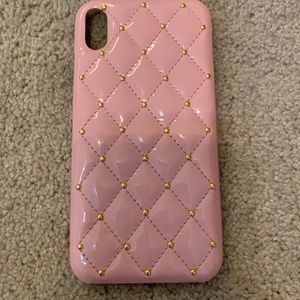 Pink iPhone XS Max case